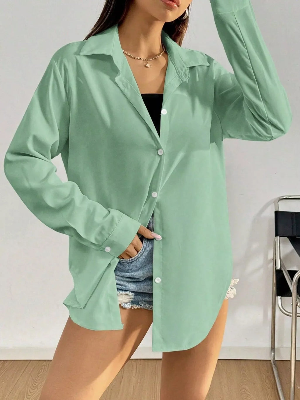 Button Up Long Sleeve Shirt