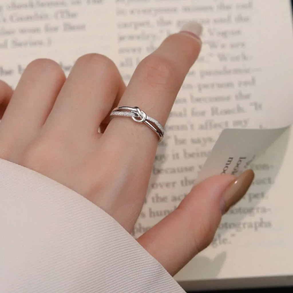 925 Sterling Silver Knot Ring