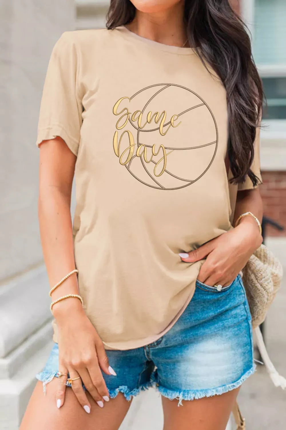 Game Day Basketball Graphic Tee