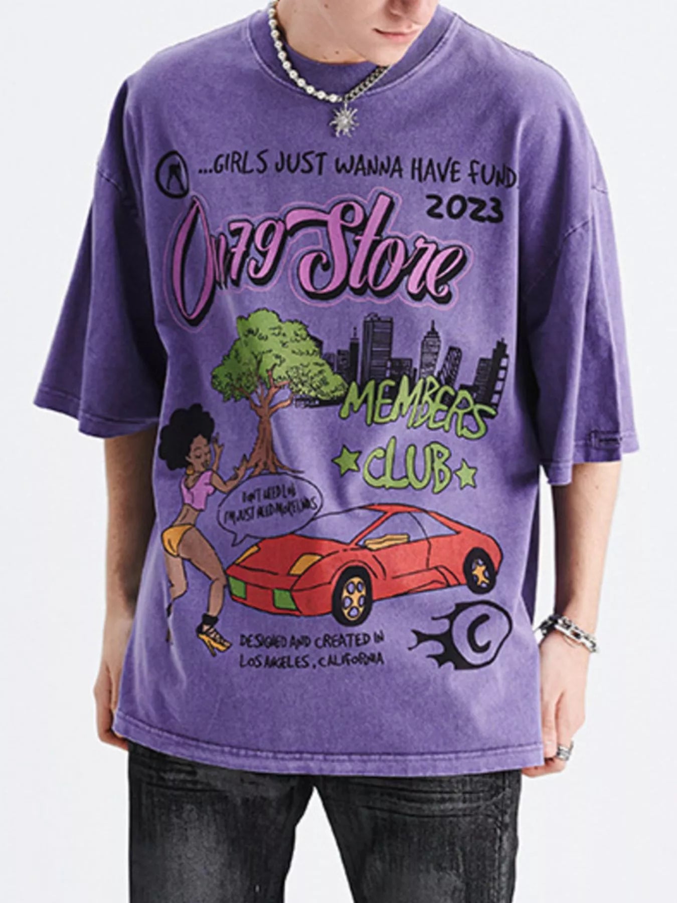Men's Graphic Round Neck Short Sleeve T-Shirt