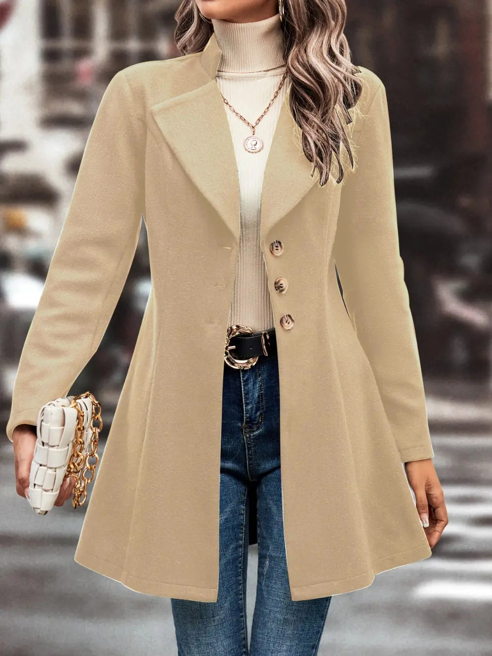 Button Up Longline Coat