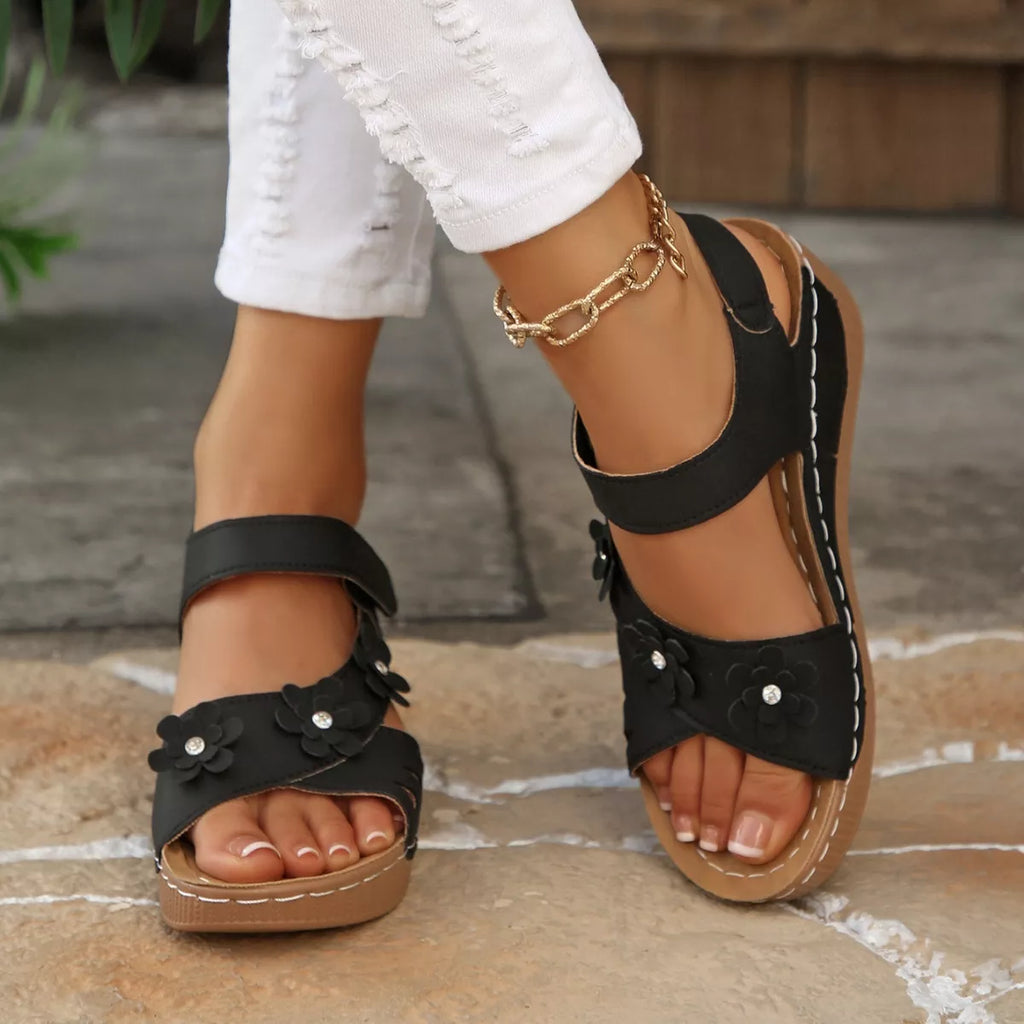 Open Toe Wedge Sandals