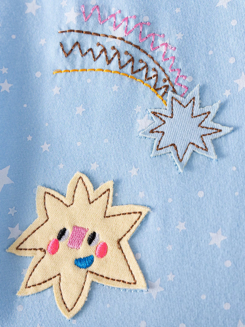 Children's Embroidered Short Sleeve Dress