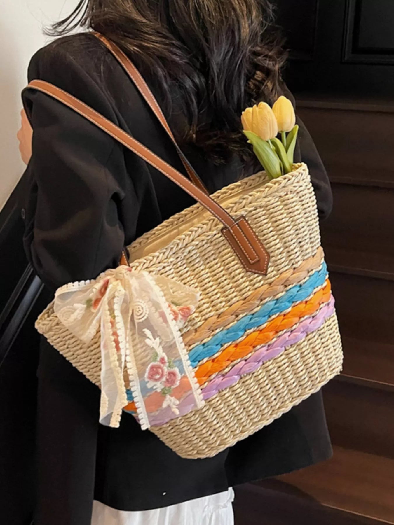 Straw Woven Shoulder Bag