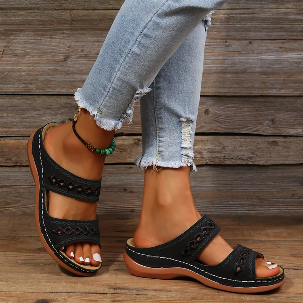 Open Toe Wedge Sandals
