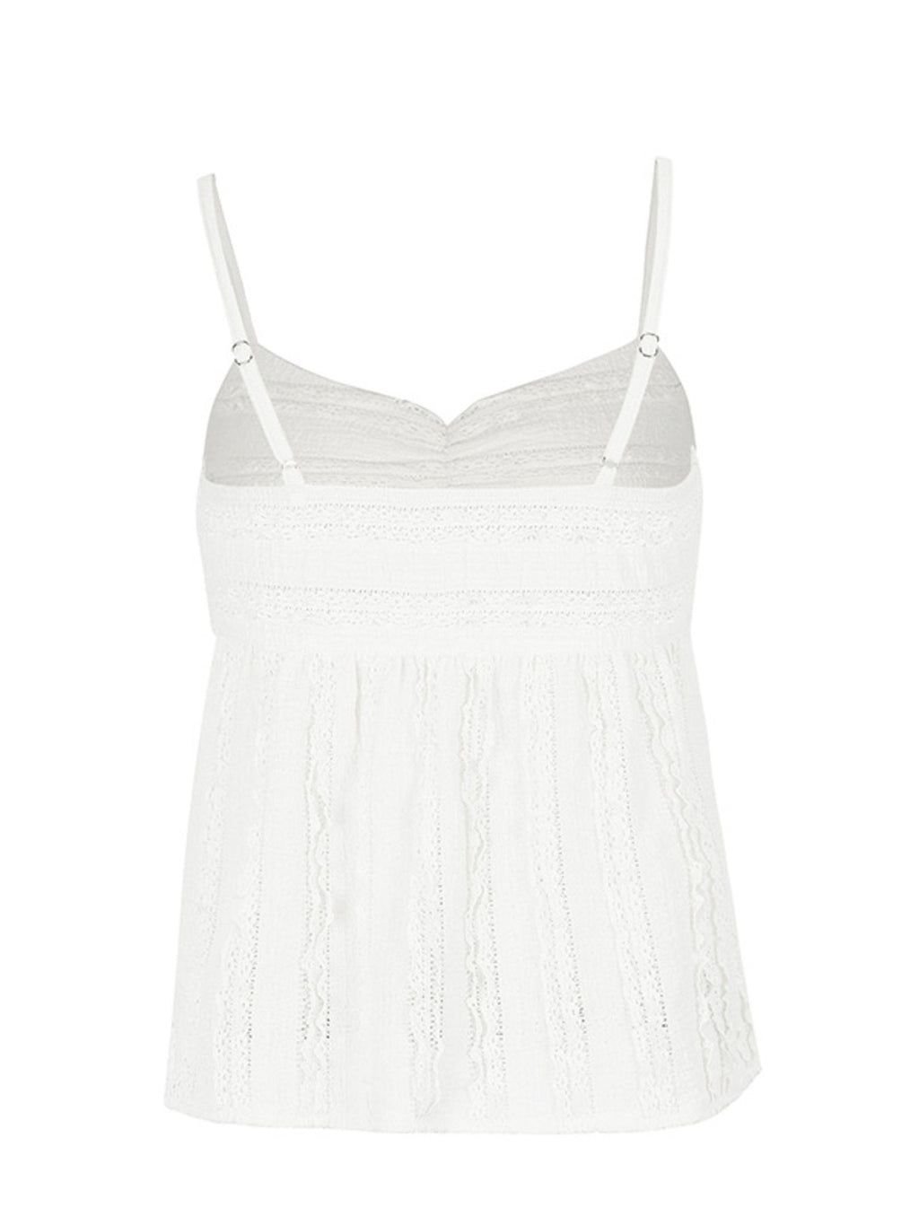 Textured Sweetheart Neck Cami