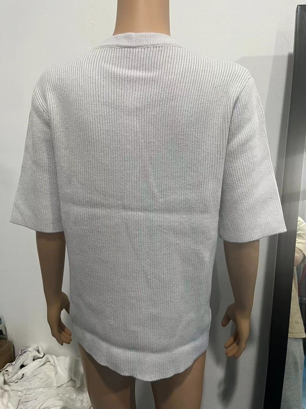 Short Sleeve Button-Down Cardigan