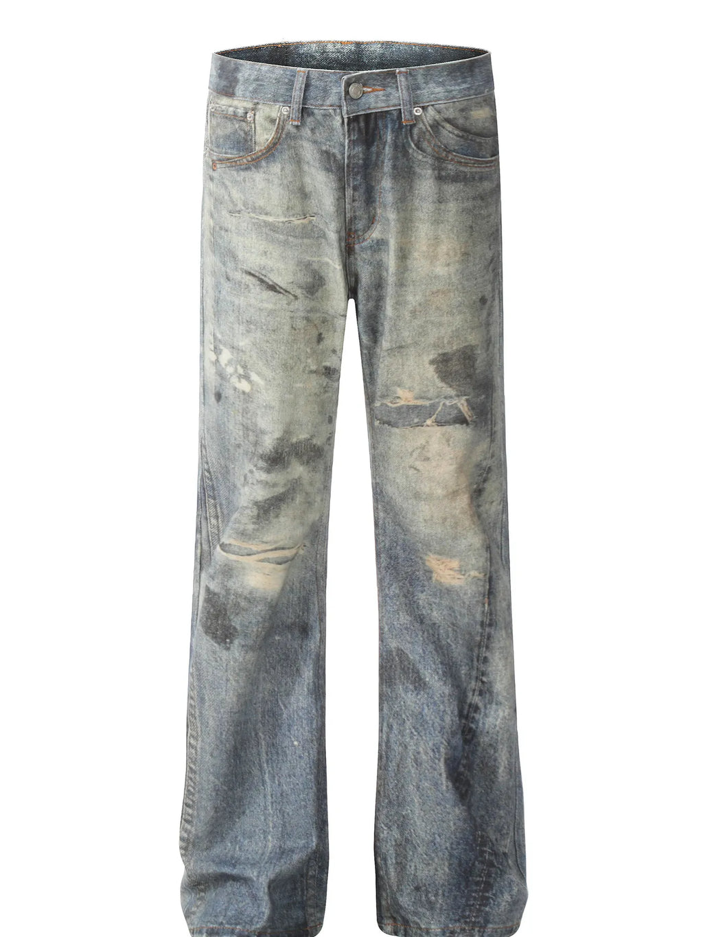 Men's Vintage Washed Loose Fit Jeans