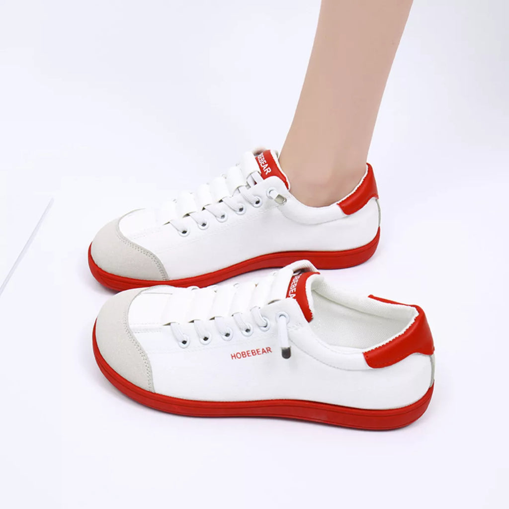 Contrast Lace Up Sneakers