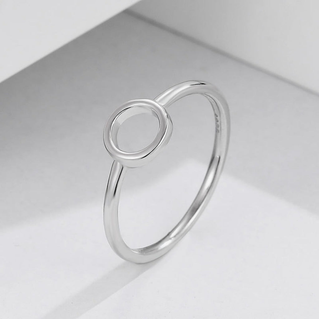 925 Sterling Silver Circle Ring