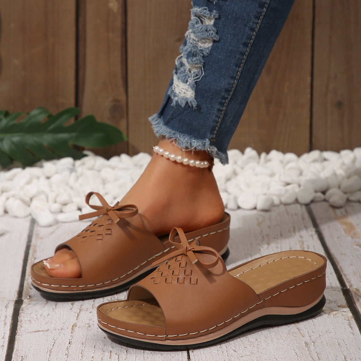 Open Toe Wedge Sandals