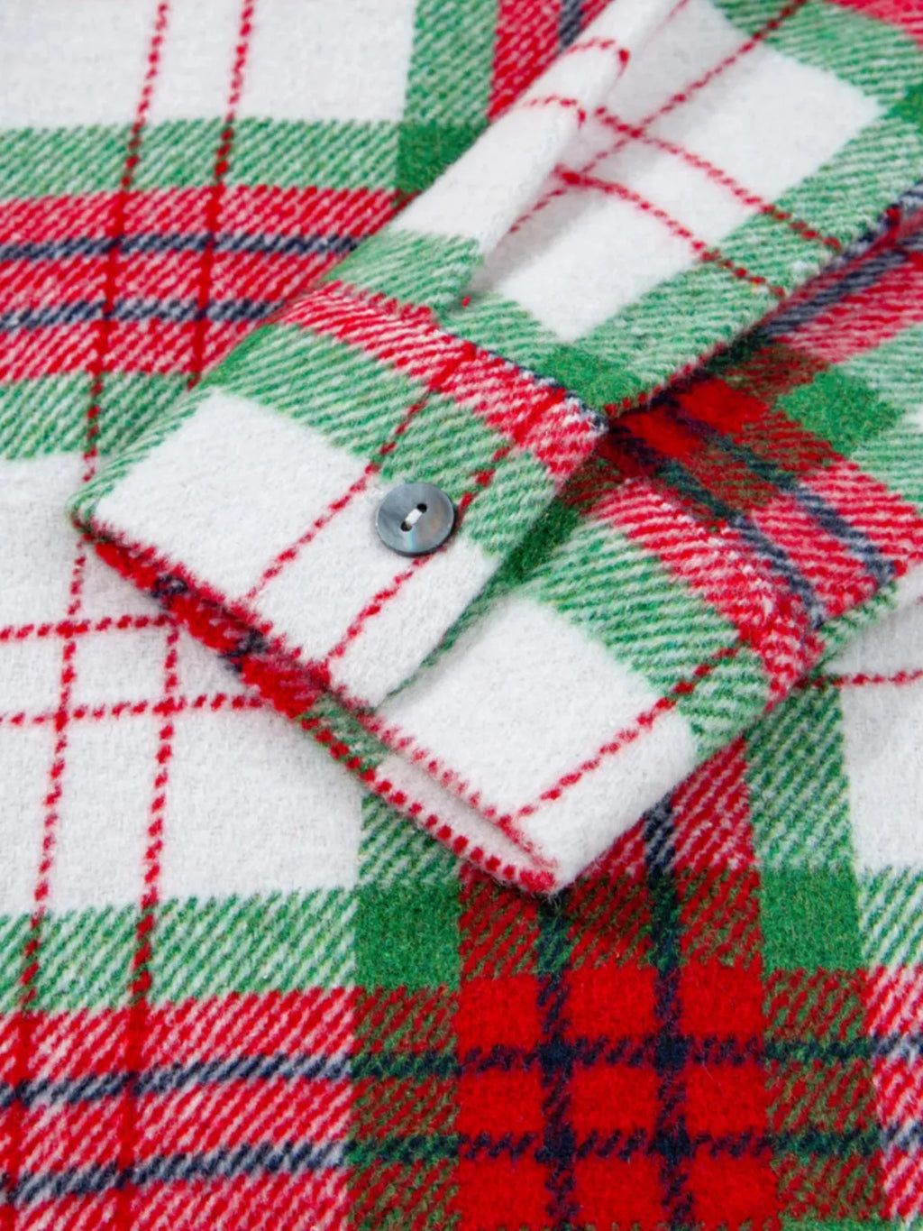 Plaid Button-Down Long Sleeve Shacket