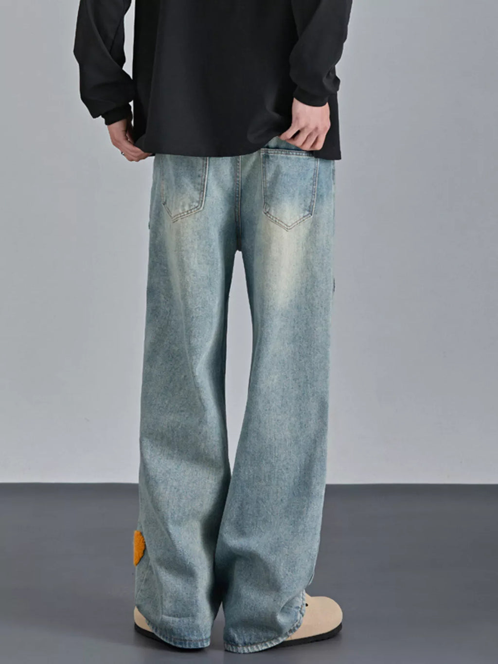 Men's Wide Leg Jeans