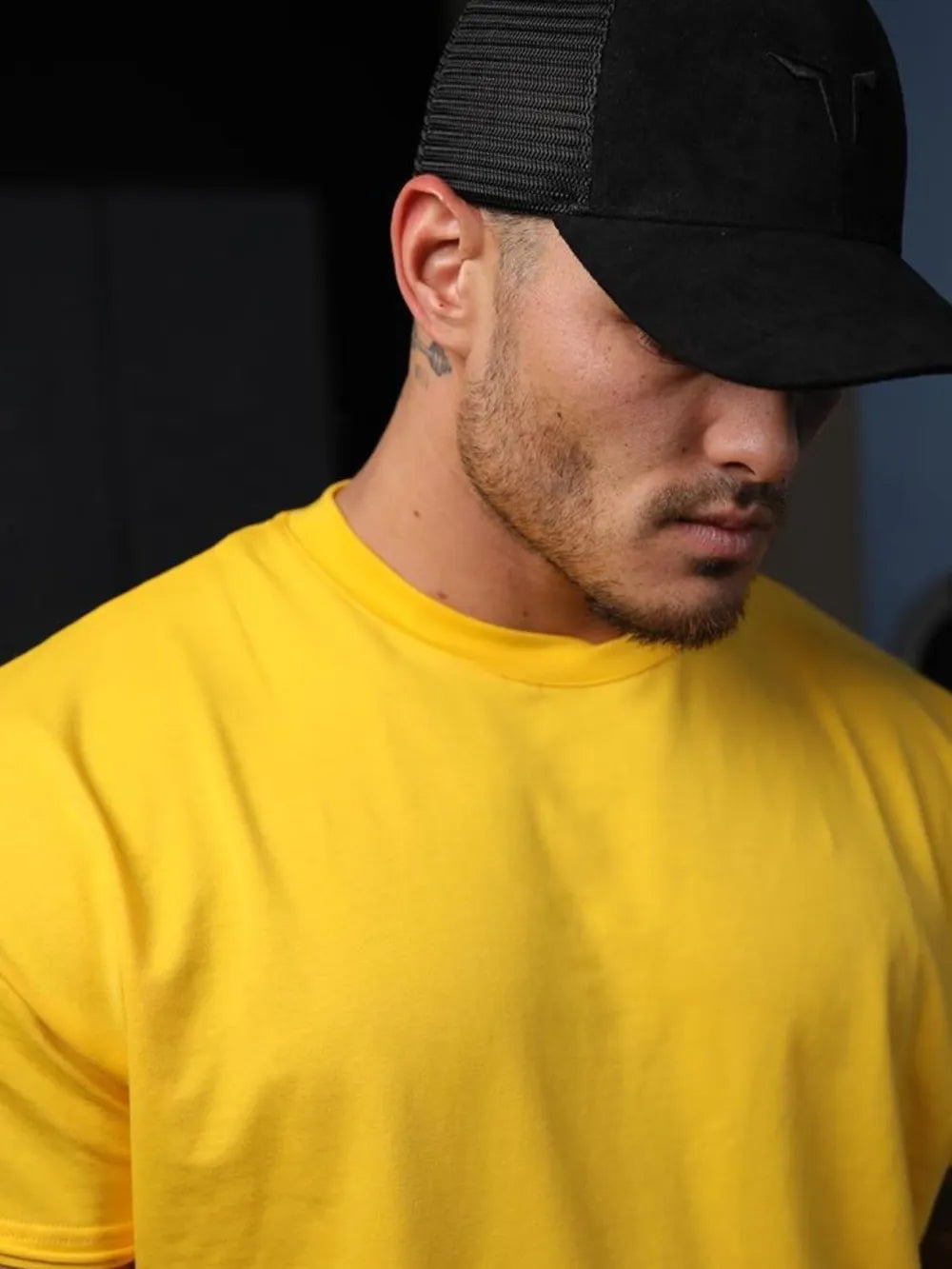 Men's Plus Size Round Neck Half Sleeve T-Shirt