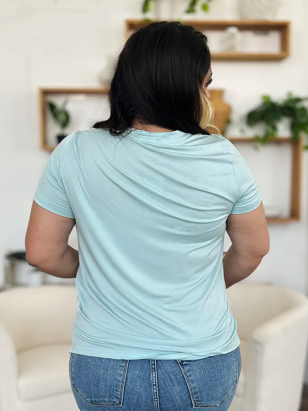 Basic Bae Bamboo Full Size  Round Neck Short Sleeve T-Shirt Plus Size