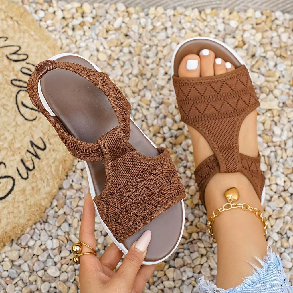 Open Toe Flats Sandals