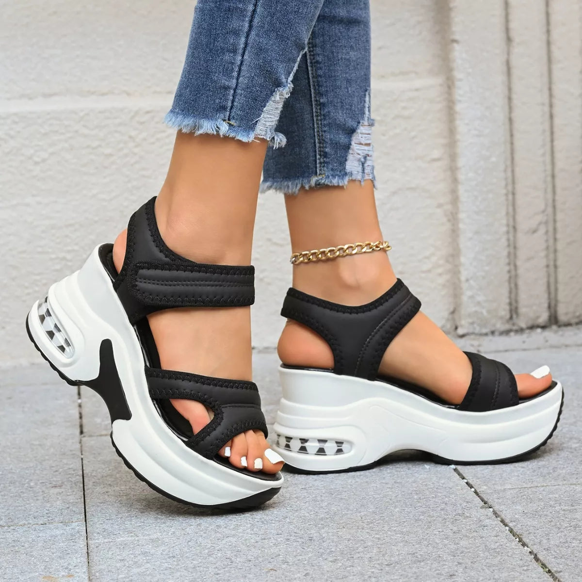 Open Toe Platform Sandals