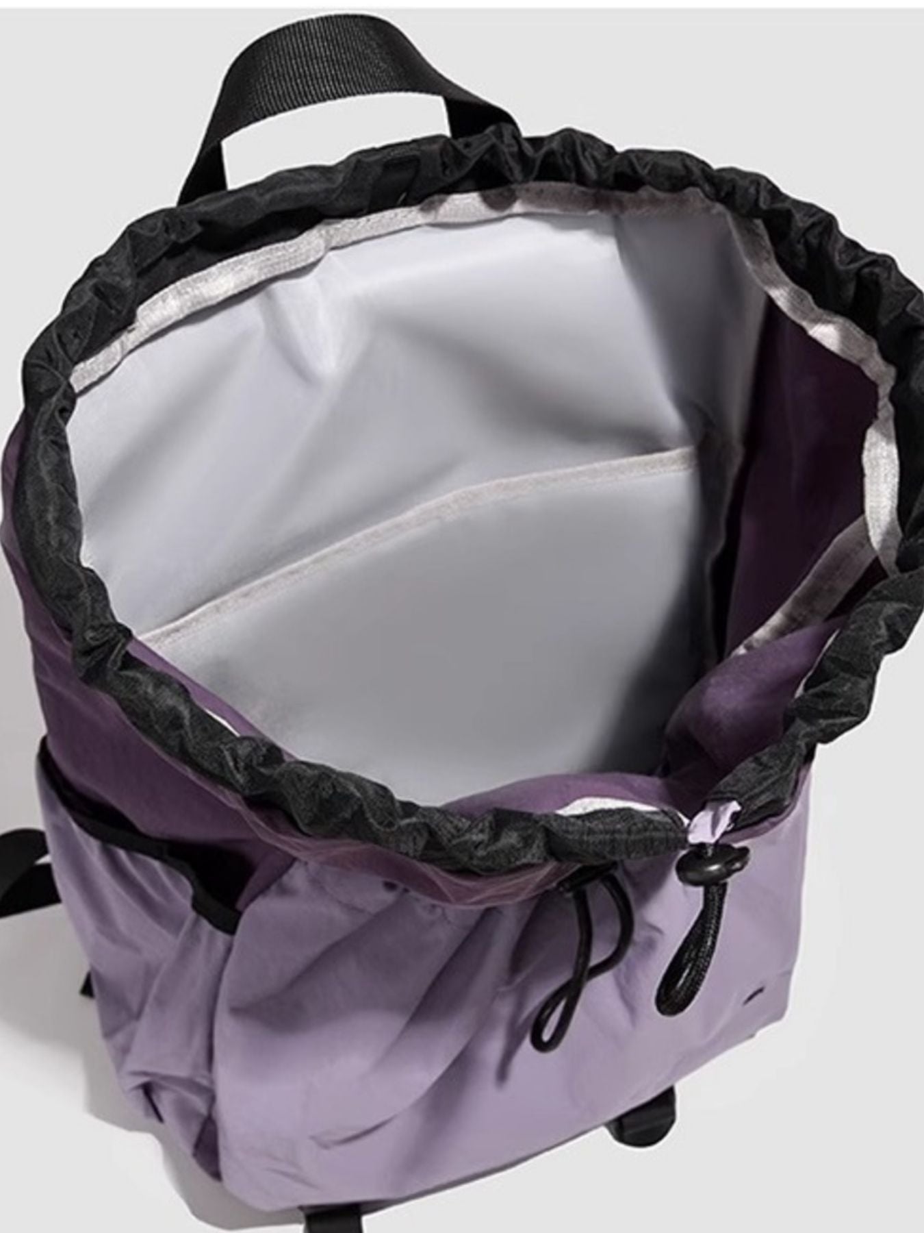 Drawstring Closure Lightweight Backpack Bag