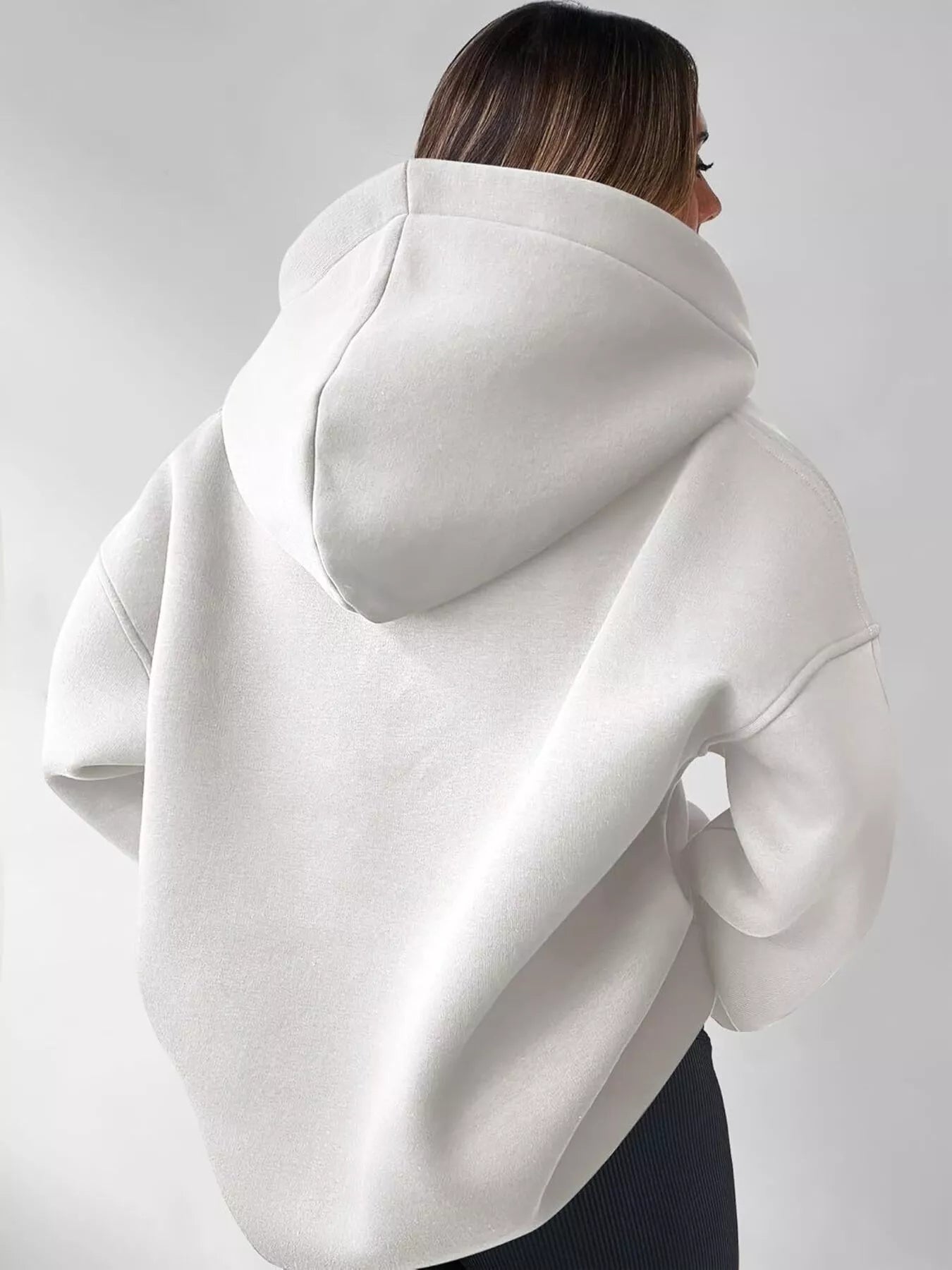 Dropped Shoulder Long Sleeve Sweatshirt