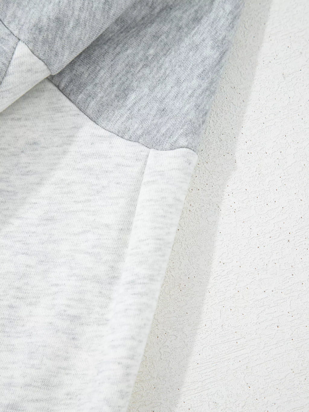 Half Zipper Collared Drop Shoulder Side Slits Sweatshirt