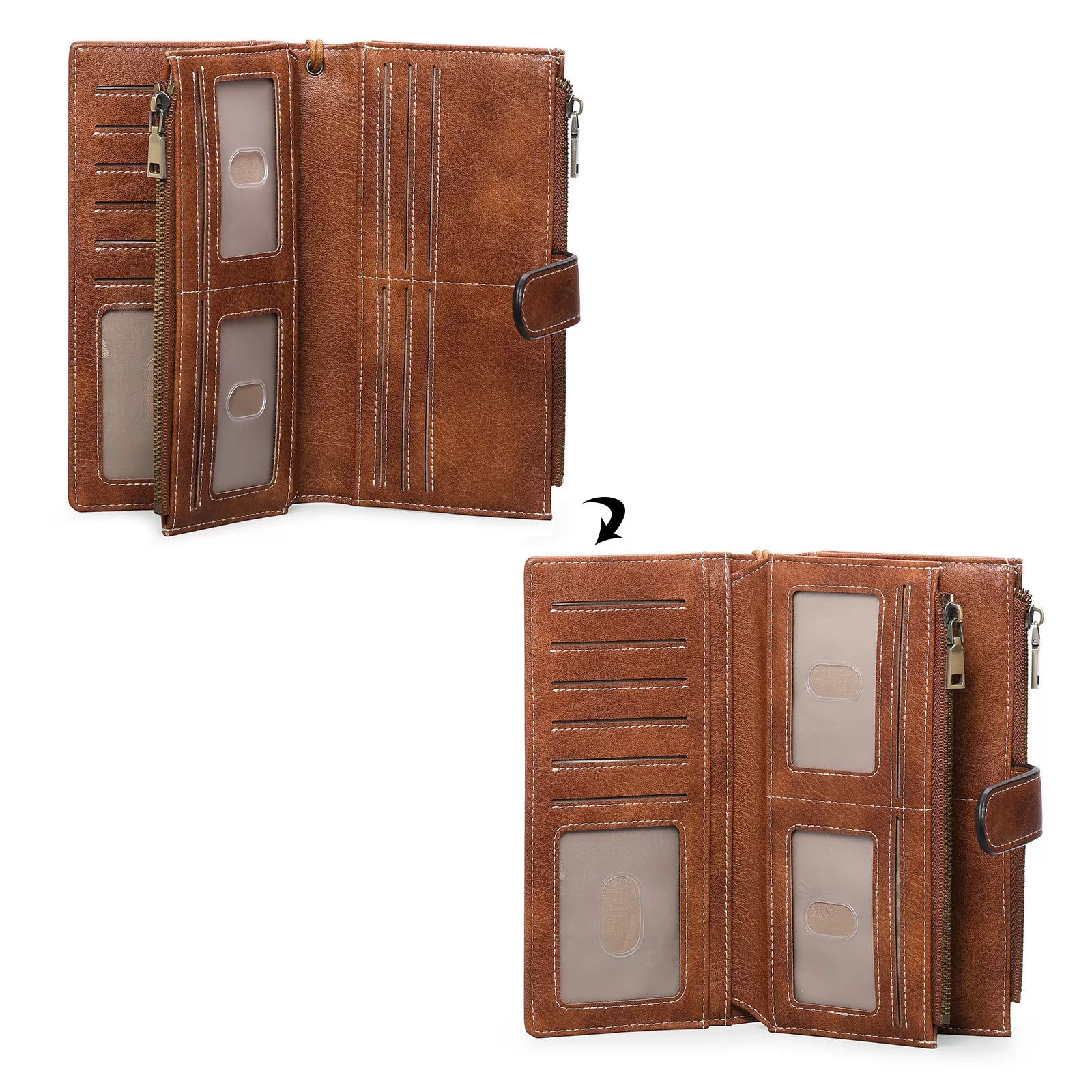 Vintage Style Leather Wallet