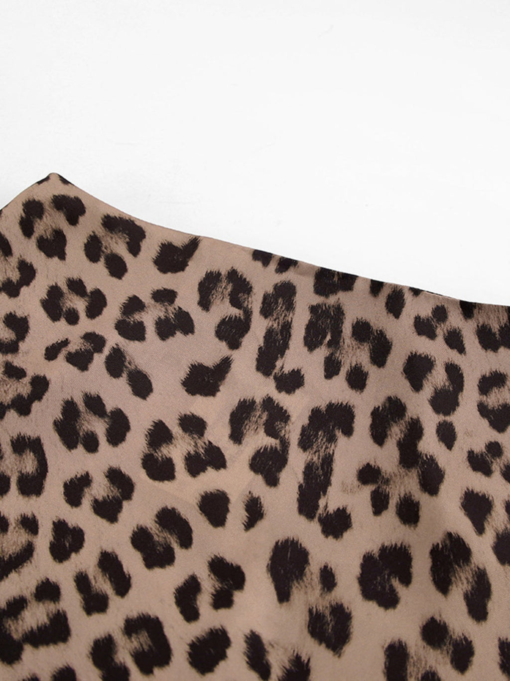 Leopard Print Maxi Skirt