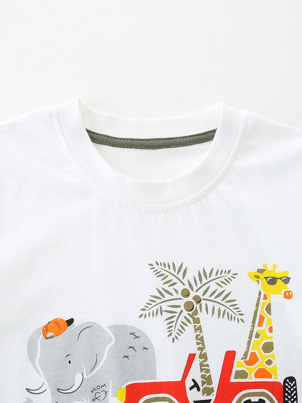 Children's Animal Graphic Tee and Shorts Set