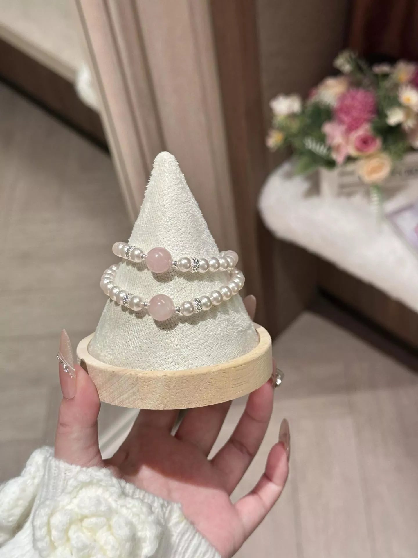 Alloy Pearl Bracelet