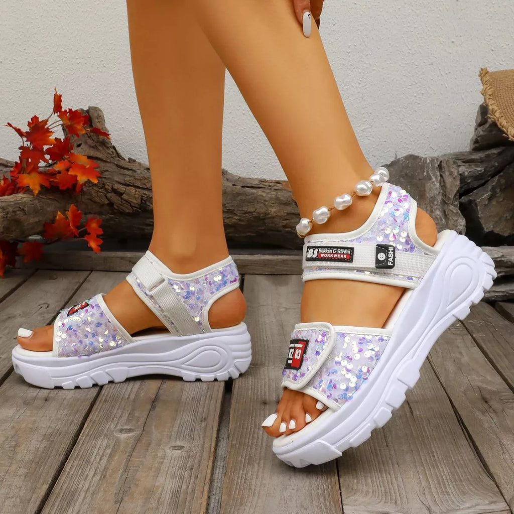 Open Toe Platform Sandals