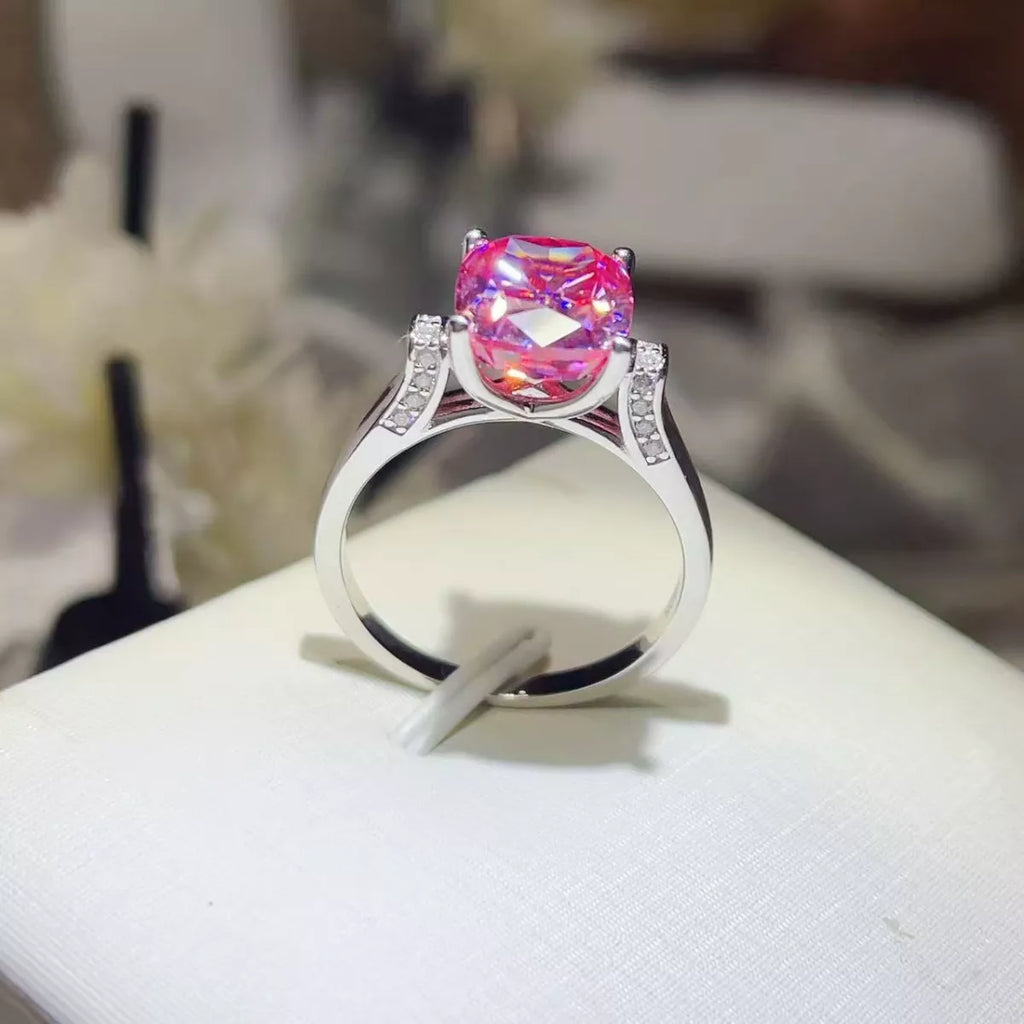 5 Carat Moissanite 925 Sterling Silver Ring