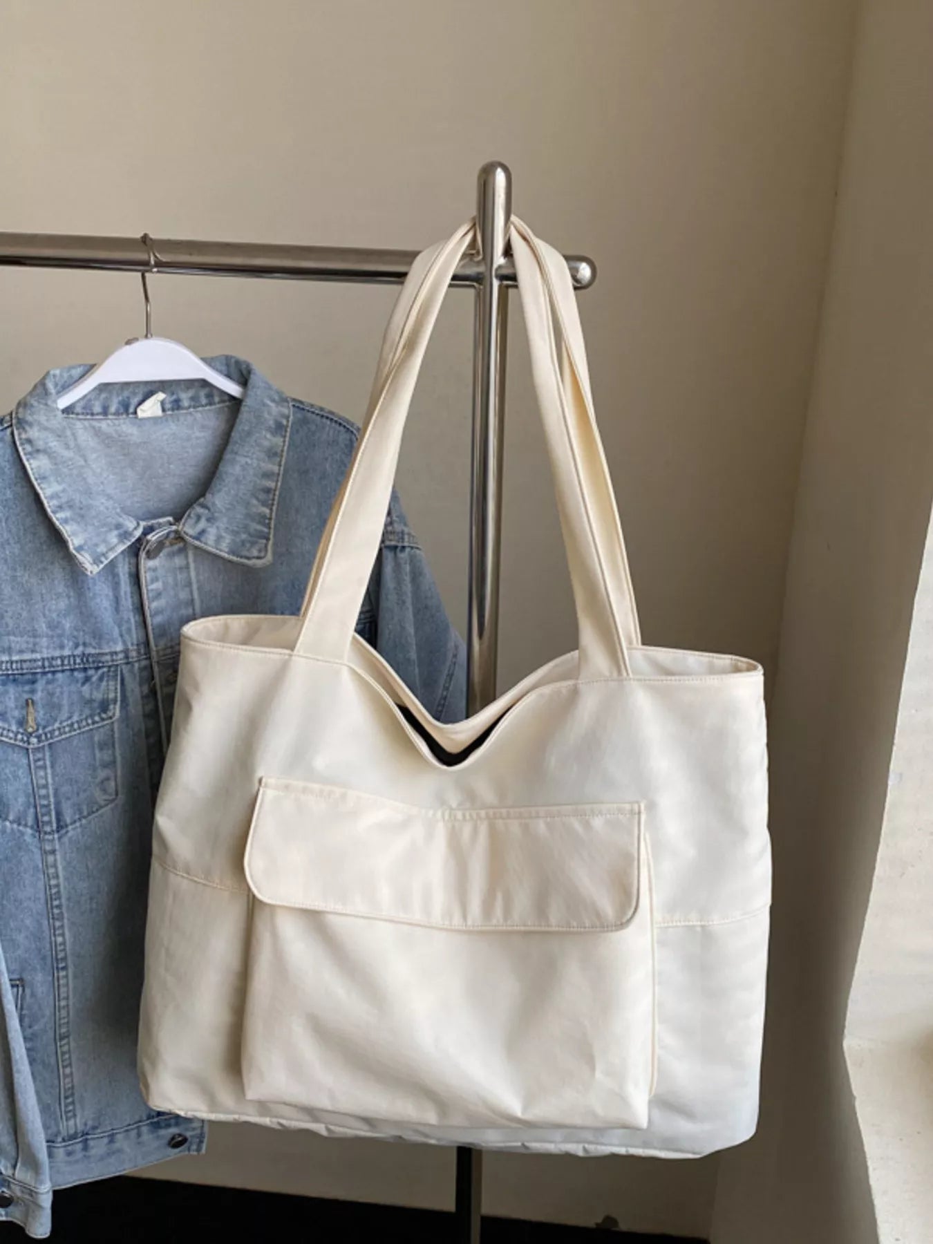Lightweight Nylon Shoulder Bag