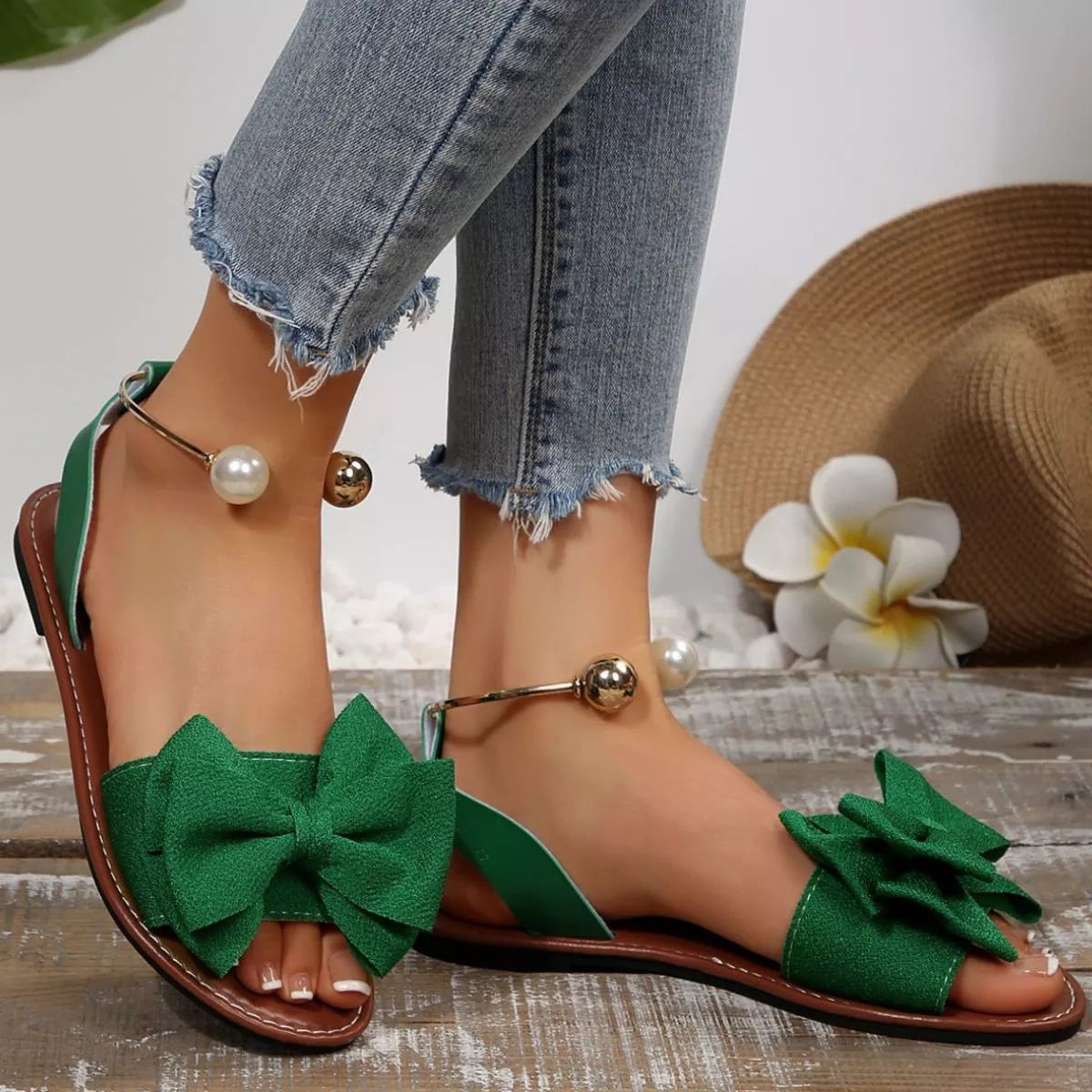 Bow Open Toe Sandals