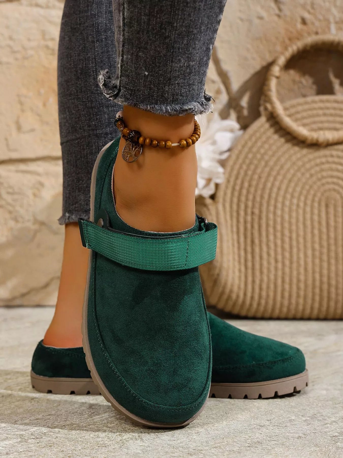 Round Toe Flats Slip-Ons