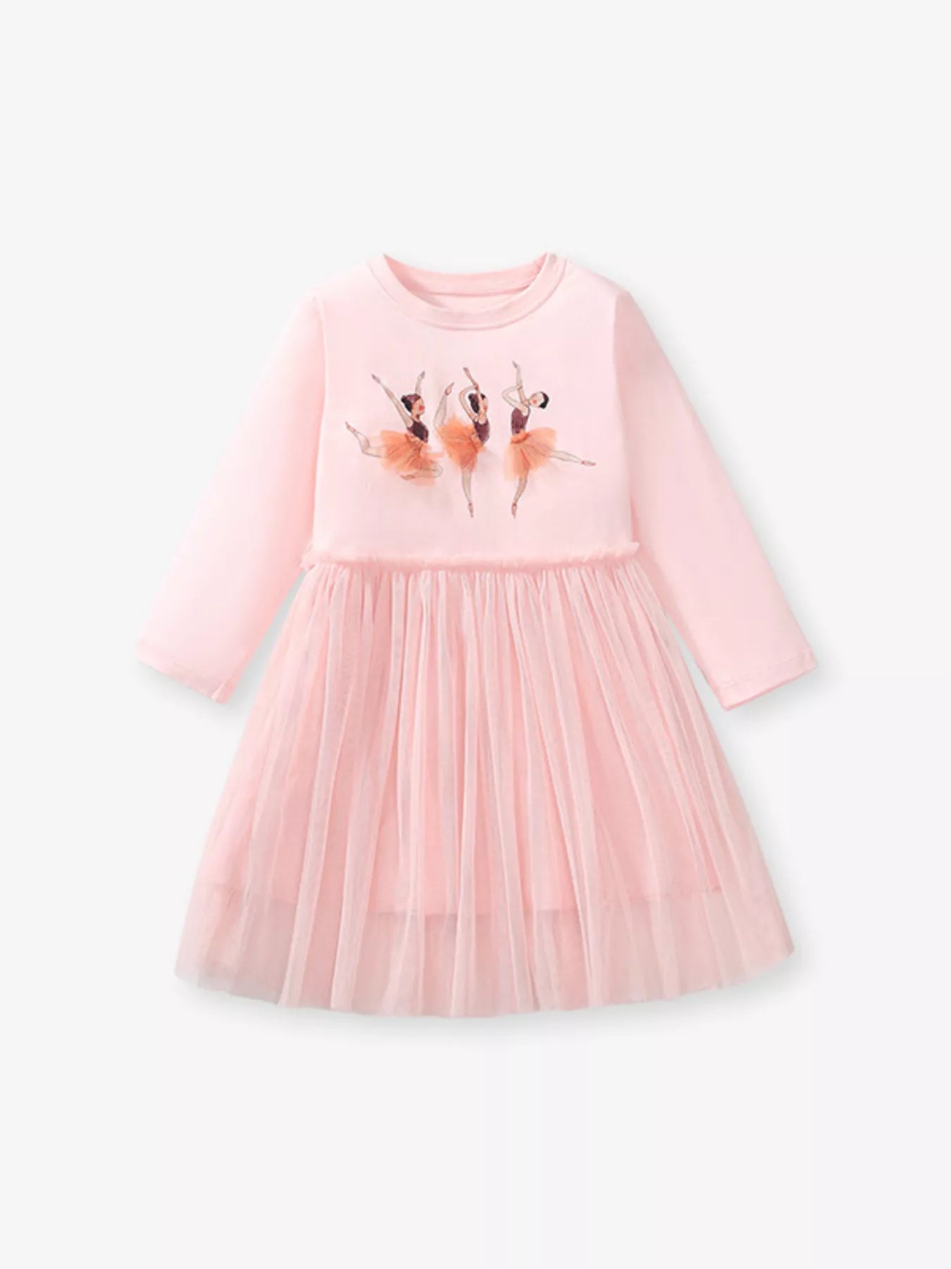 Children's Ballerina Long Sleeve Tulle Dress