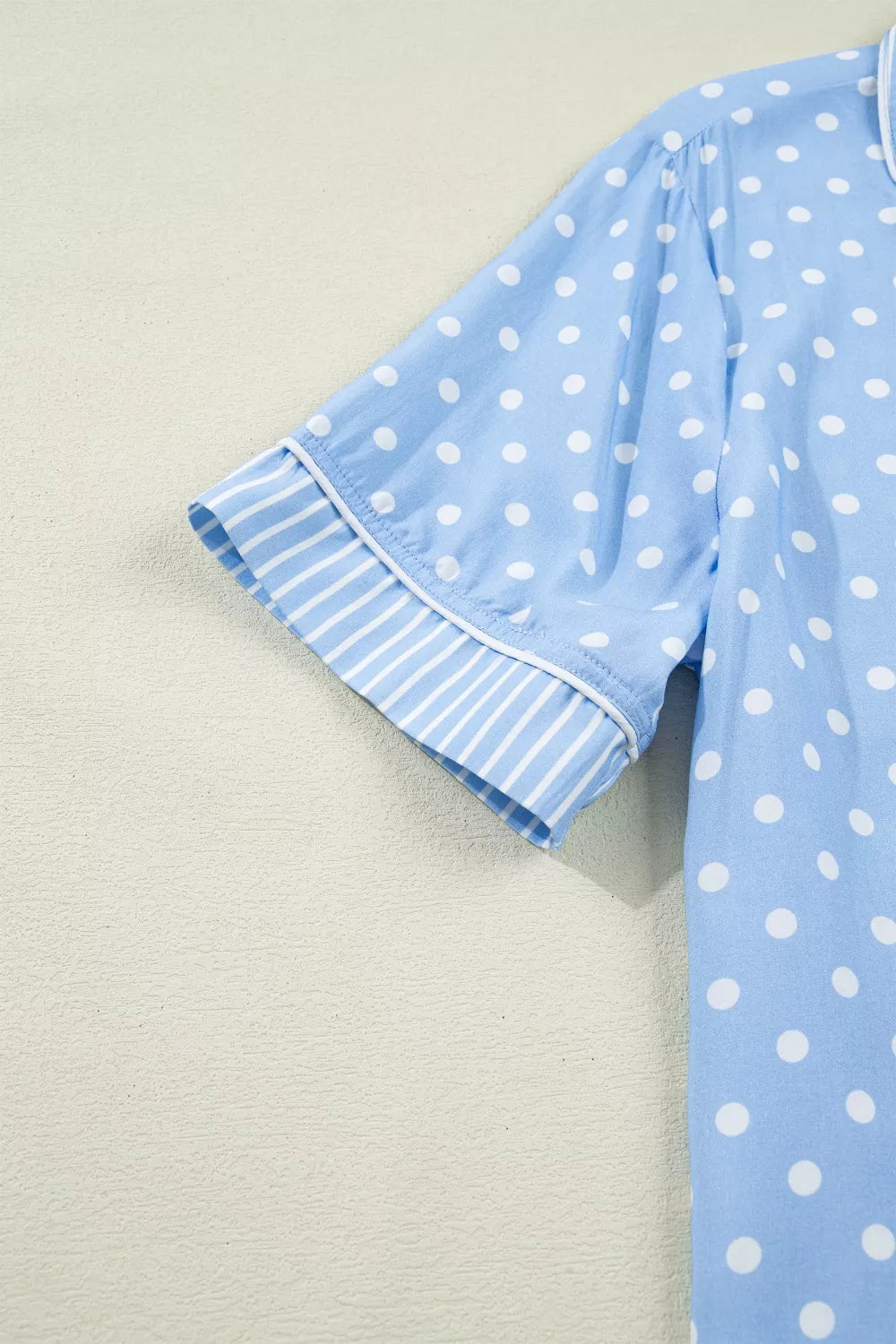 Dotted Print Soft Short Pajama Set