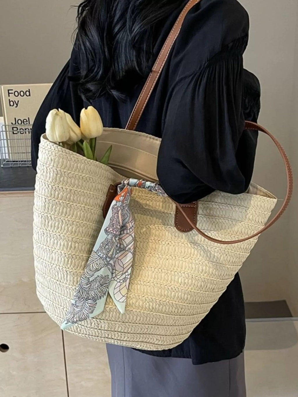 Straw Woven Shoulder Bag