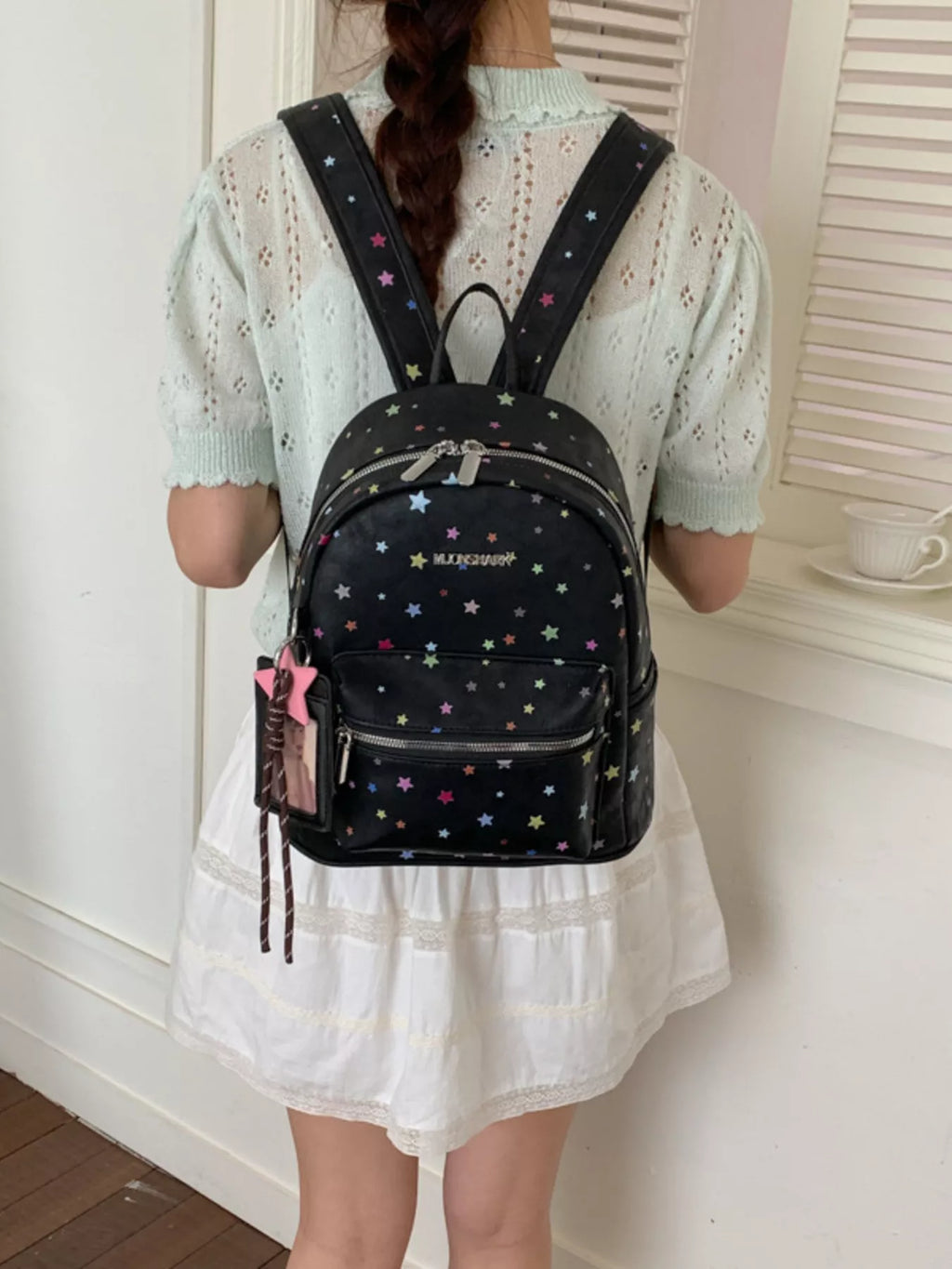 Star Pattern Backpack Bag