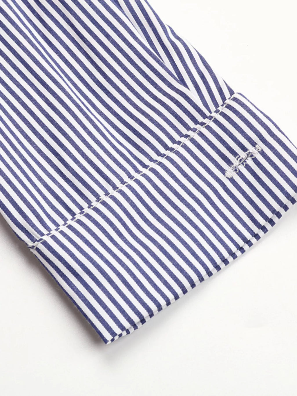 Striped Button-Up Shirt Dress