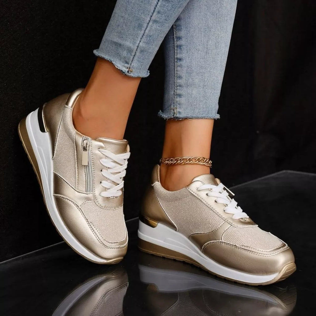 Lace Up Wedge Athletic