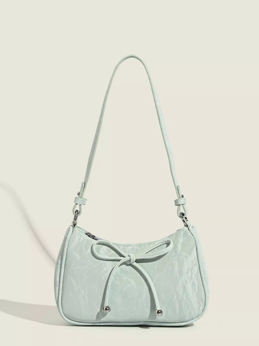 Bow Accent Shoulder Bag