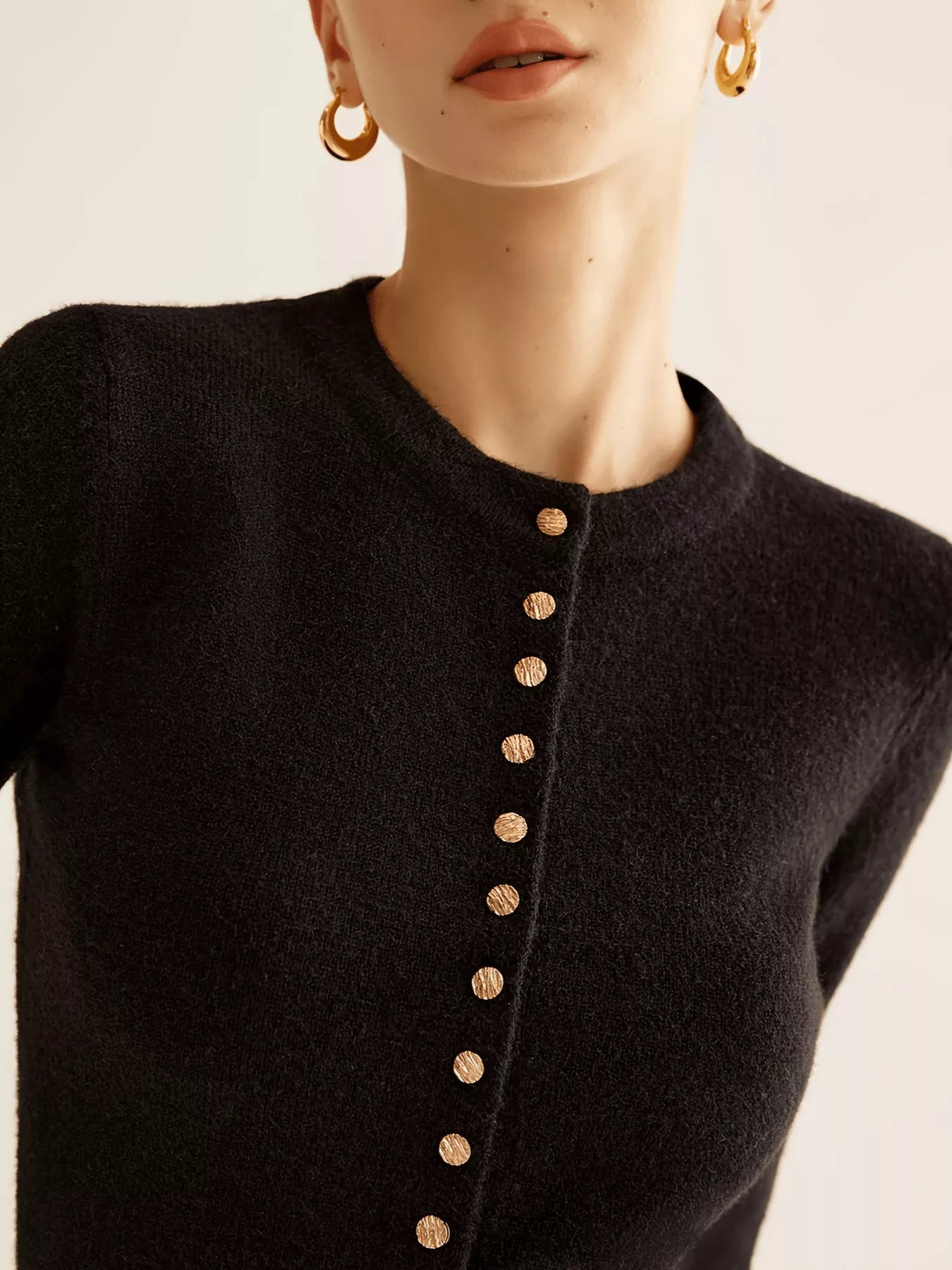 Button-Down Slim Fit Cardigan