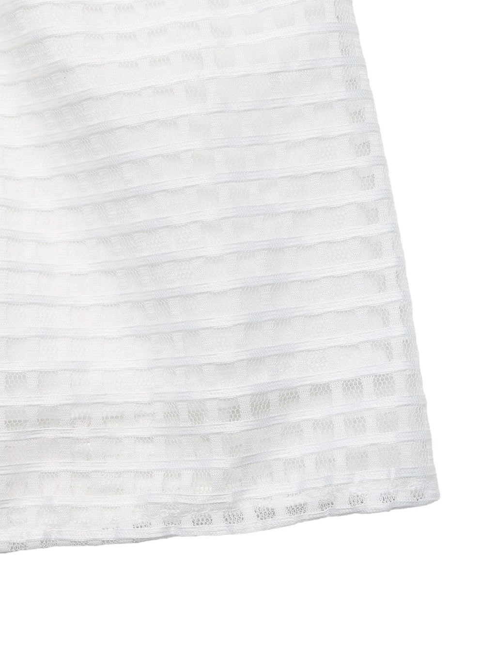 Grid Pattern Strapless Mini Dress