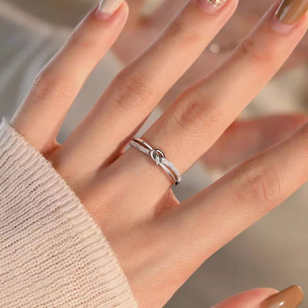 925 Sterling Silver Knot Ring