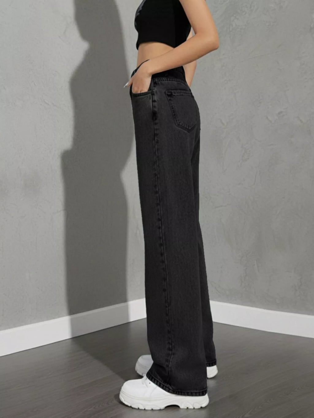 High Waist Wide Leg Jeans
