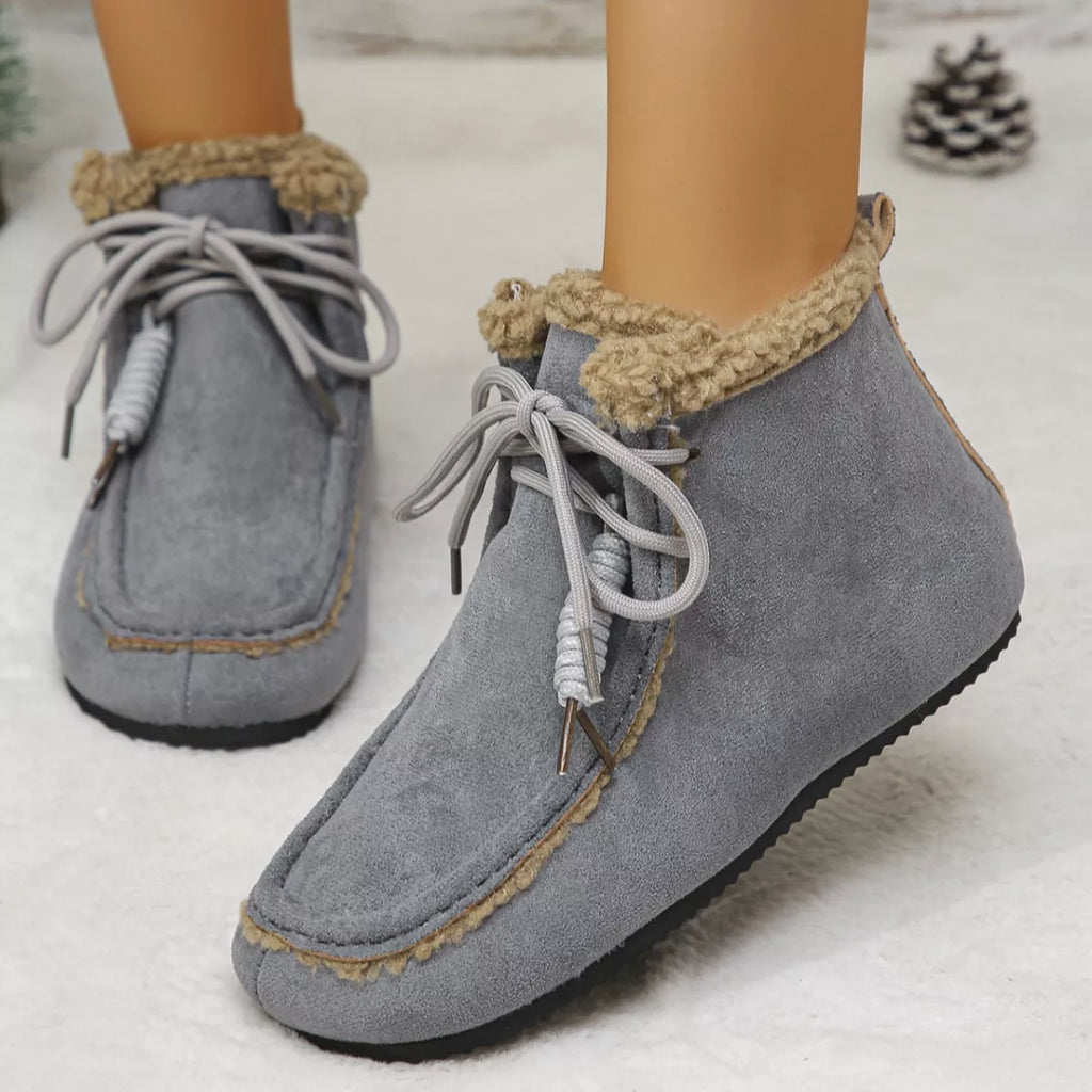 Plush Lining Ankle Boots