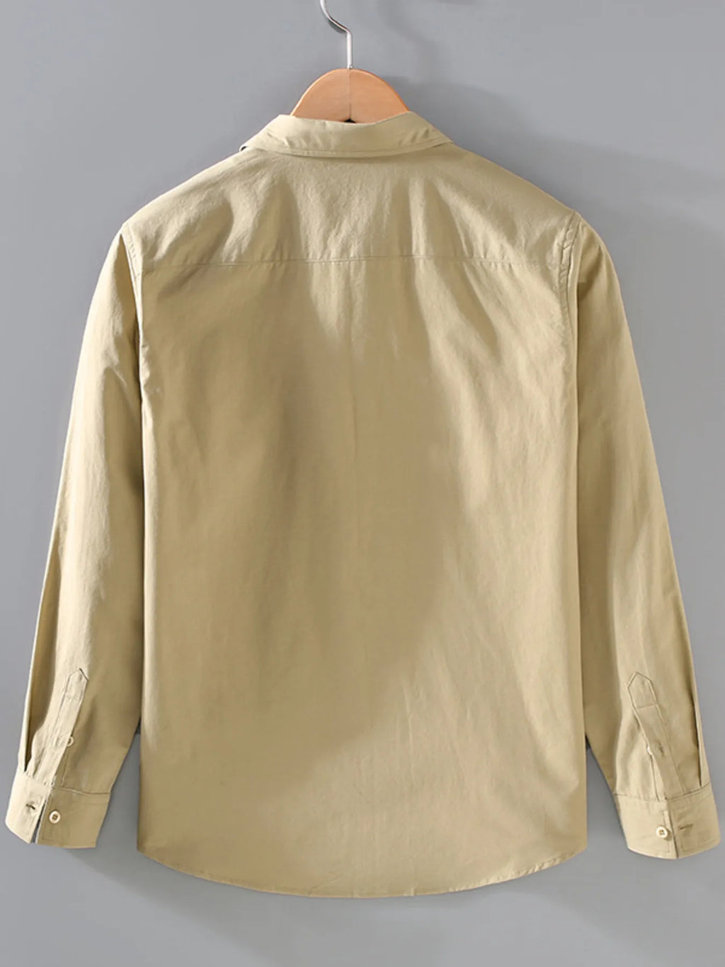 Men's Plus Size Button Up Long Sleeve Shirt