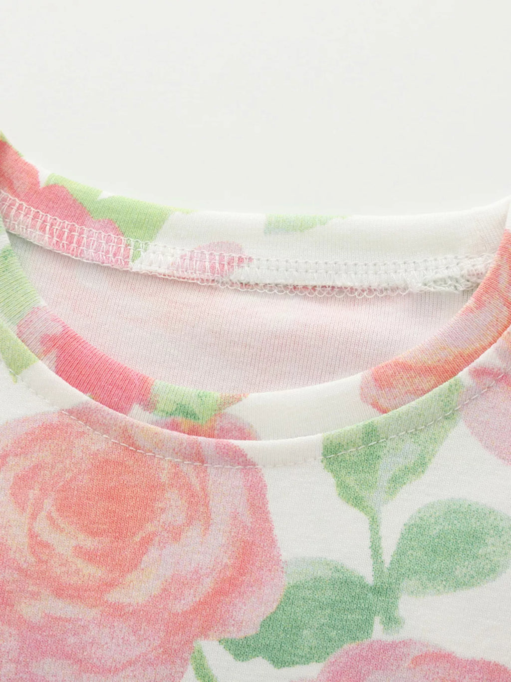 Children's Floral Print Tulle Dress
