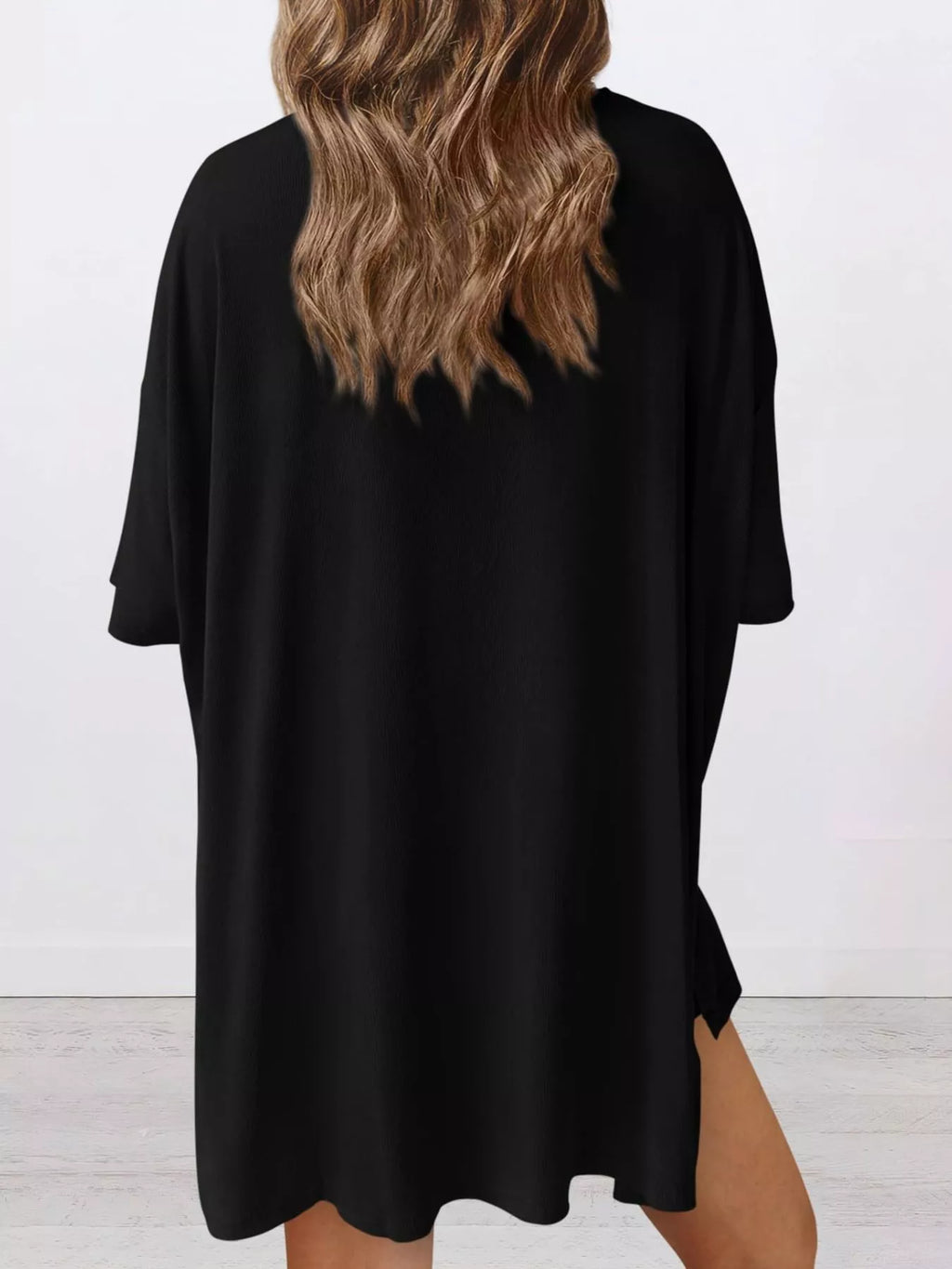 Full Size Half Sleeve T-Shirt and Shorts Set Plus Size