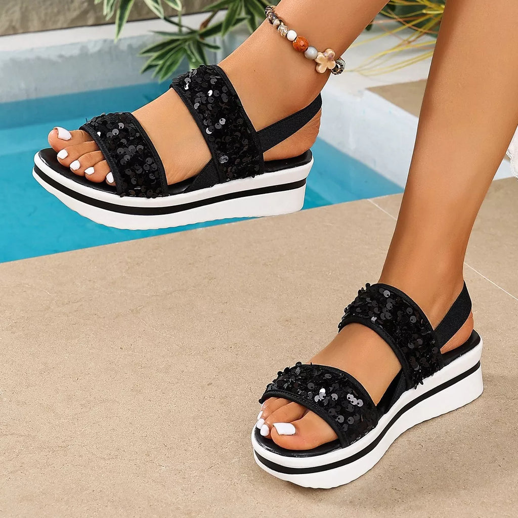 Open Toe Platform Sandals