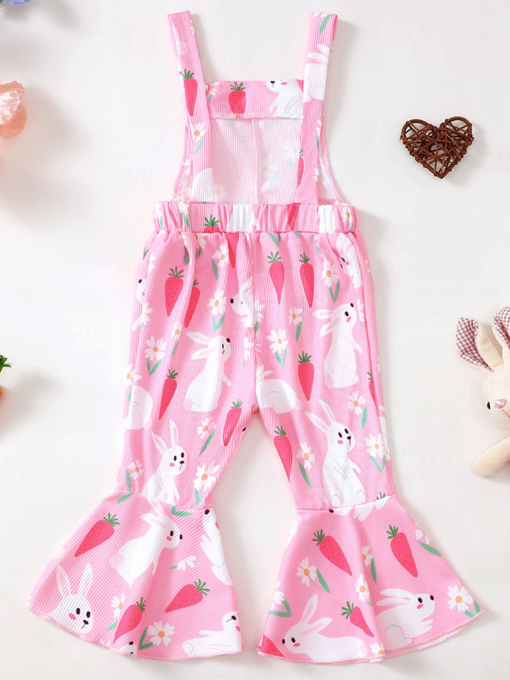 Children's Printed Flare Overalls